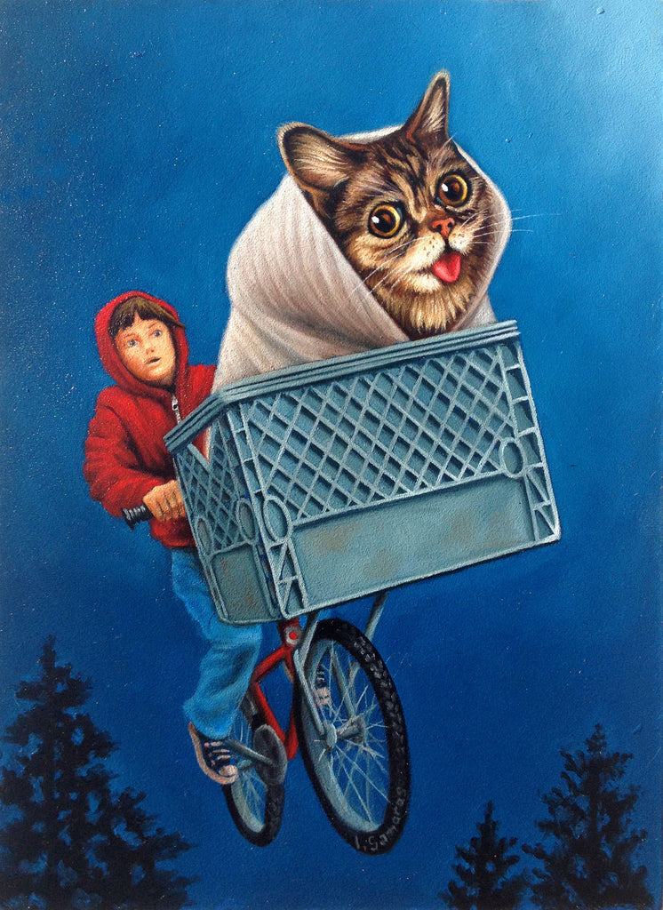 Isabel Samaras - "Lil Bub's Moonlight Ride" - Spoke Art