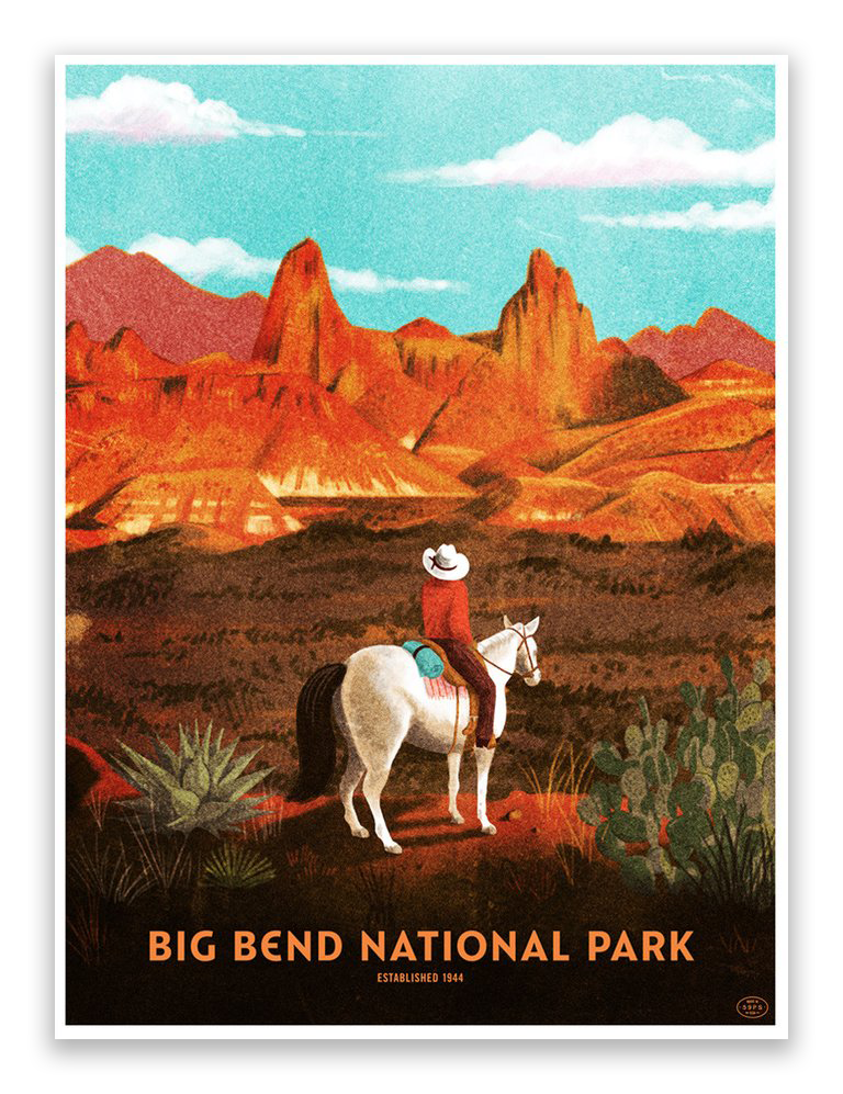 Brave the Woods - "Big Bend National Park" - Spoke Art