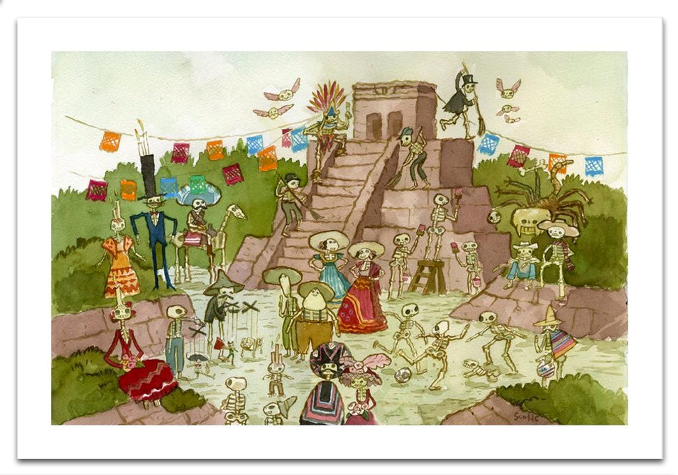 Scott C. - "Buenos Momentos En El Templo" - Spoke Art