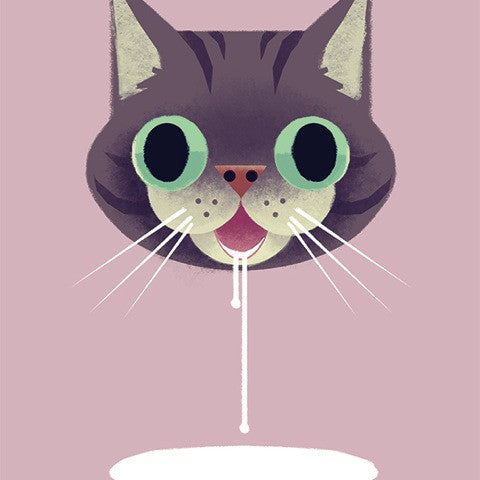 Stanley Chow - "Lil Bub loves mmmmmilk" - Spoke Art