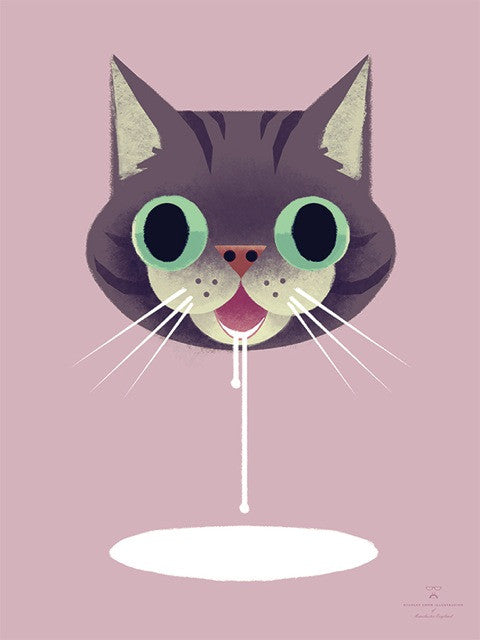 Stanley Chow - "Lil Bub loves mmmmmilk" - Spoke Art