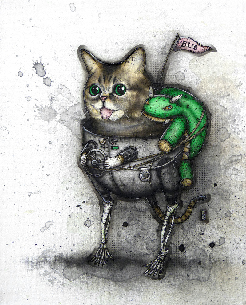 Kaitlin Beckett - "Time Traveling Space Bub" - Spoke Art