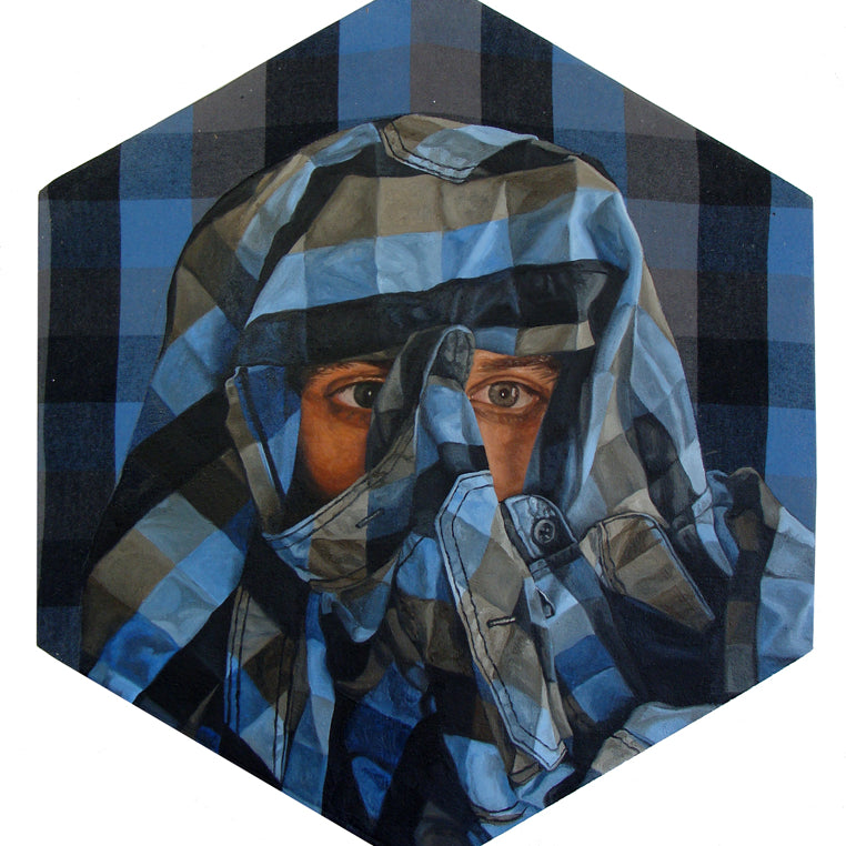 Peter Adamyan - "Camouflage Blue Flannel" - Spoke Art