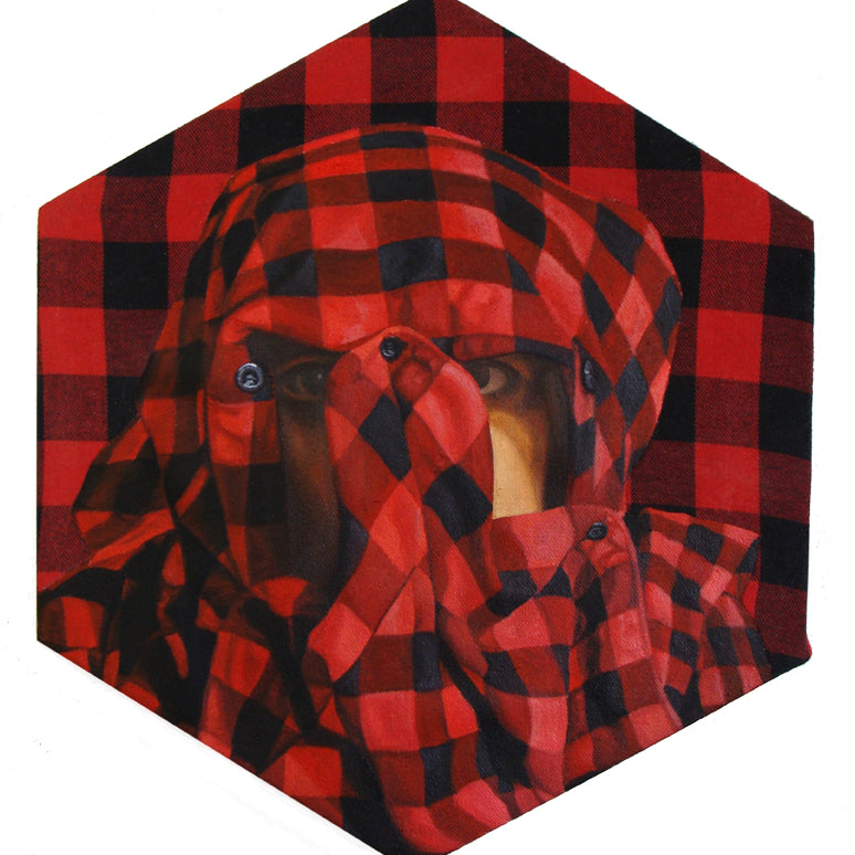 Peter Adamyan - "Camouflage Red Flannel" - Spoke Art