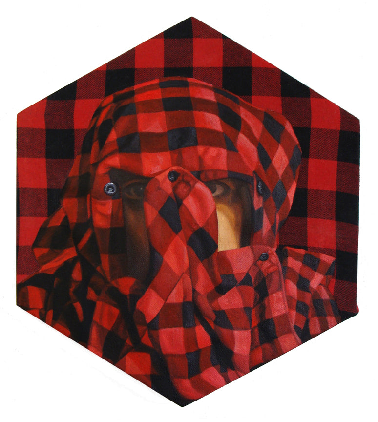 Peter Adamyan - "Camouflage Red Flannel" - Spoke Art