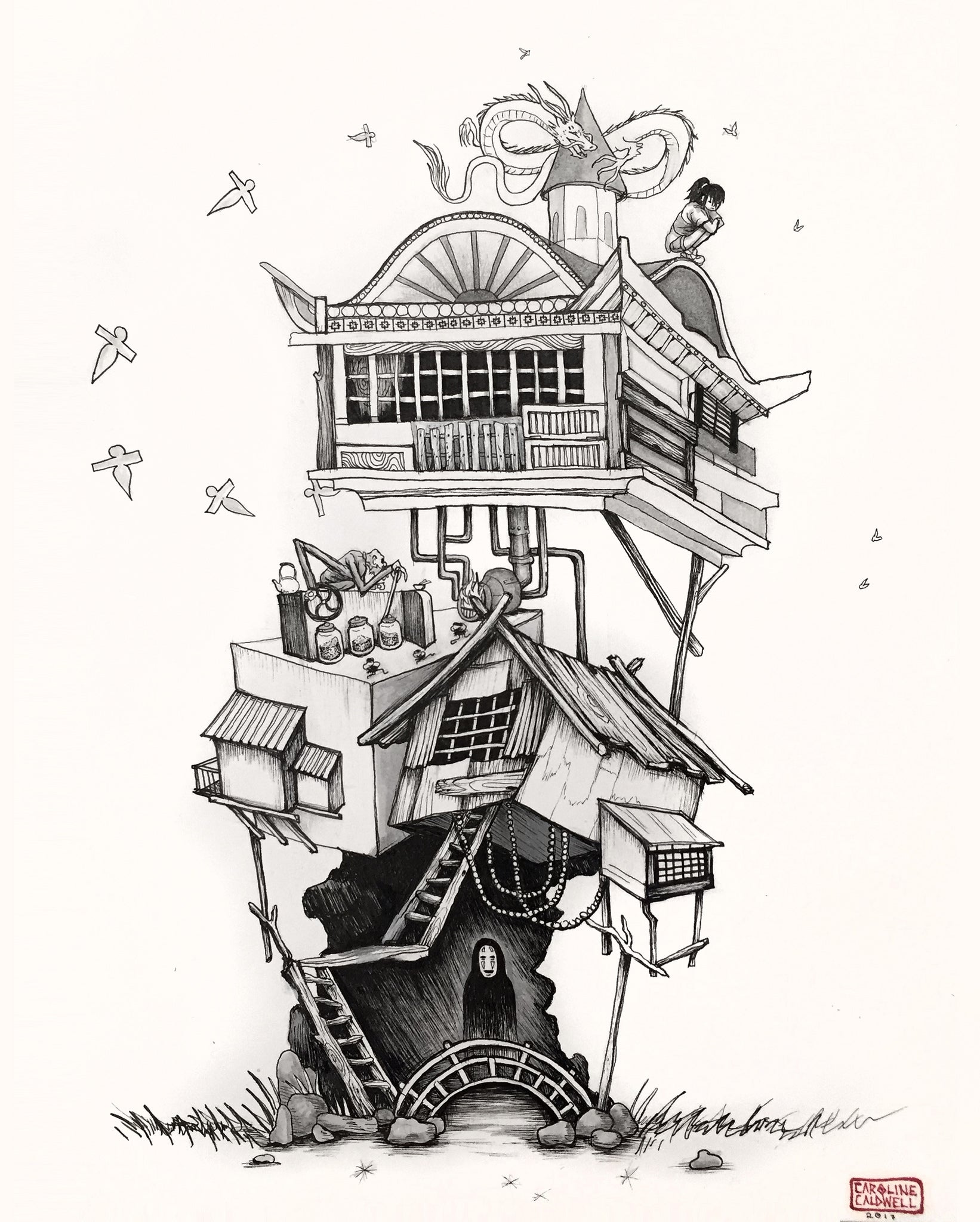 Caroline Caldwell - "Spirited Away" - Spoke Art