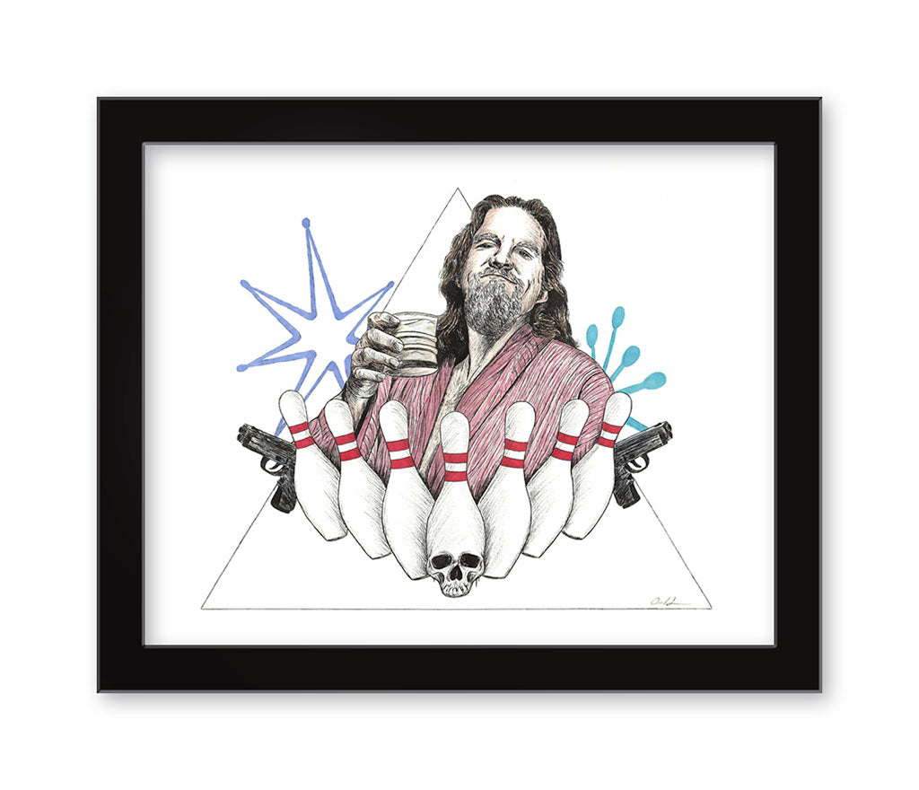 Carrie Ann Hudson - "El Duderino" (print) - Spoke Art