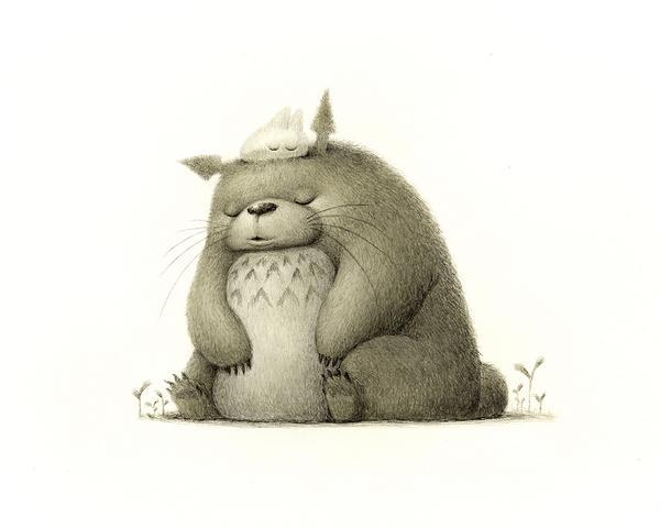 Charles Santoso - "Nap Time" (print) - Spoke Art