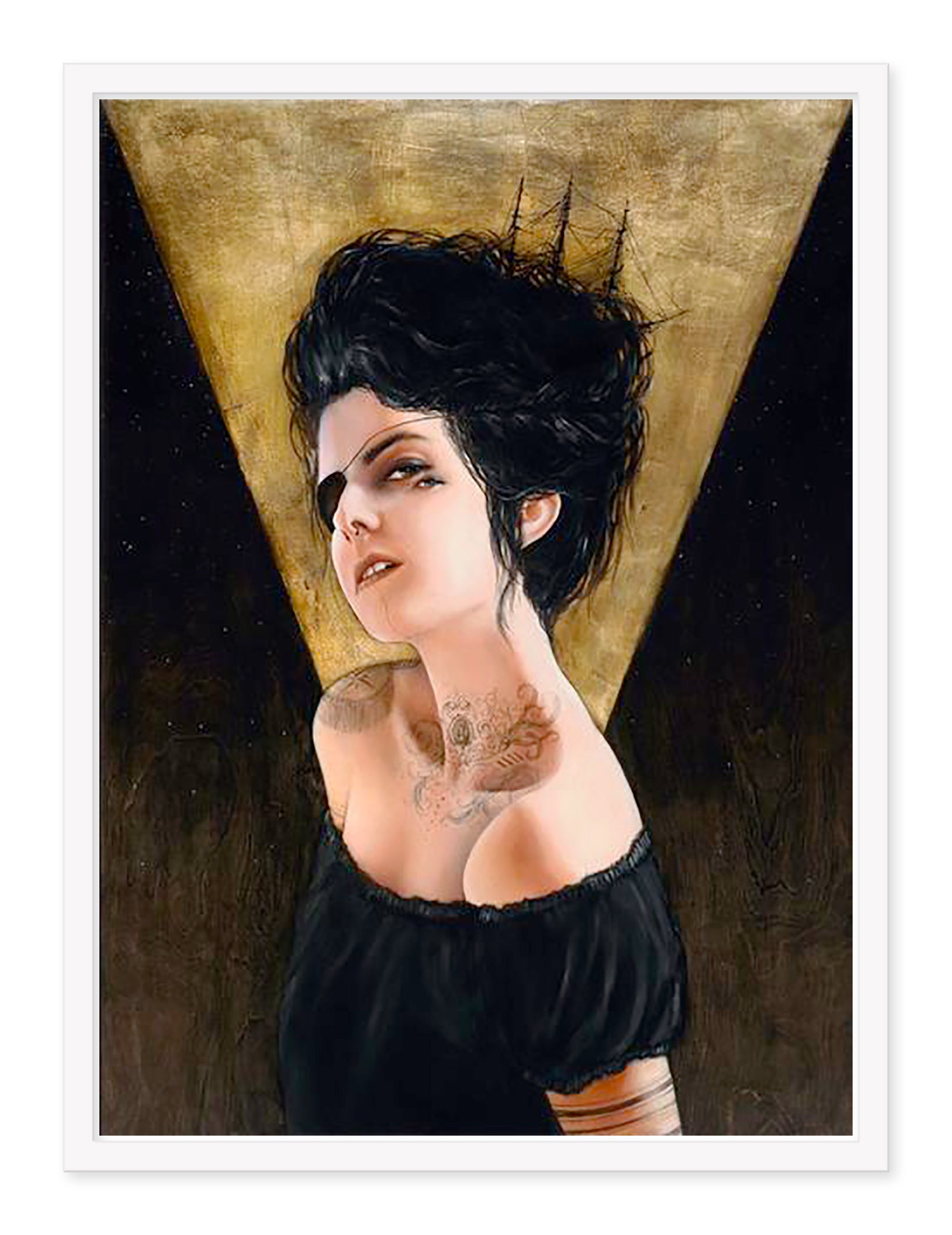 Charmaine Olivia - "Delphine" (Print) - Spoke Art