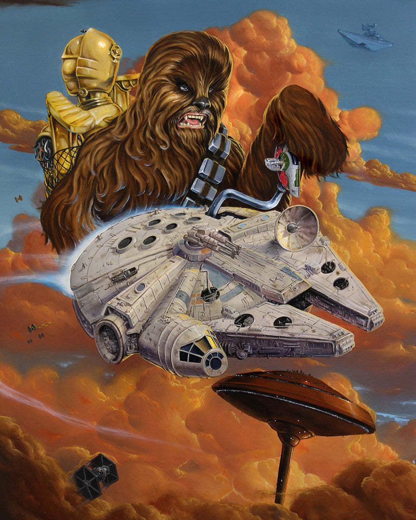 Jonathan Bergeron - "Escape From Cloud City" - Spoke Art