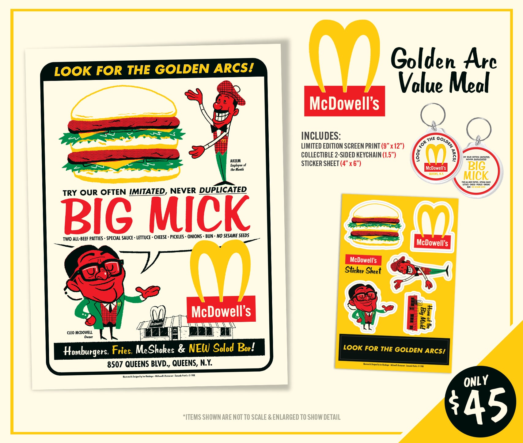 Ian Glaubinger - "McDowell's Golden Arc Value Meal" - Spoke Art