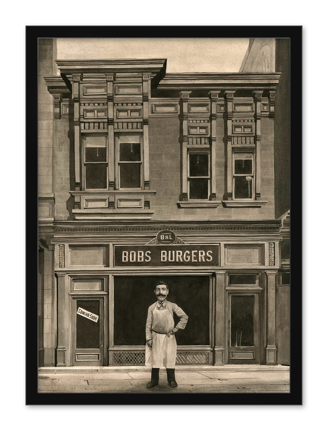 Conor Langton - "Ocean Avenue 1932" Print - Spoke Art
