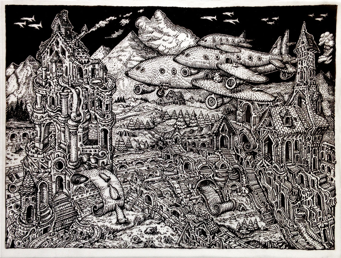 David Welker - "Emergency Landing" - Spoke Art