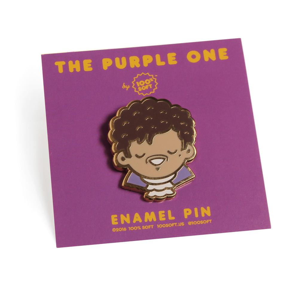 "The Purple One" Enamel Pin - Spoke Art