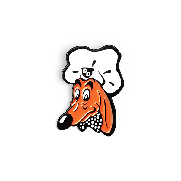 Doggie Diner Head Enamel Pin - Spoke Art