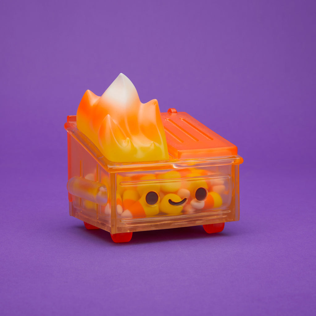 100% Soft - "Candy Corn Dumpster Fire" Vinyl Figure - Spoke Art