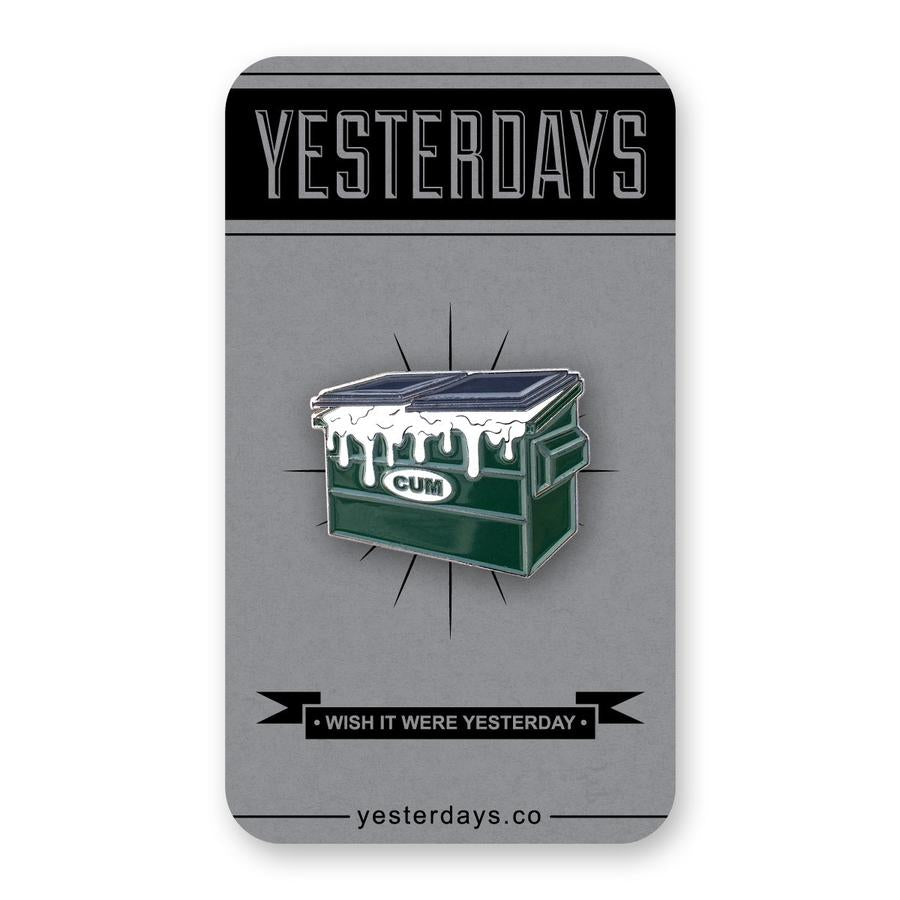 Dumpster Enamel Pin - Spoke Art