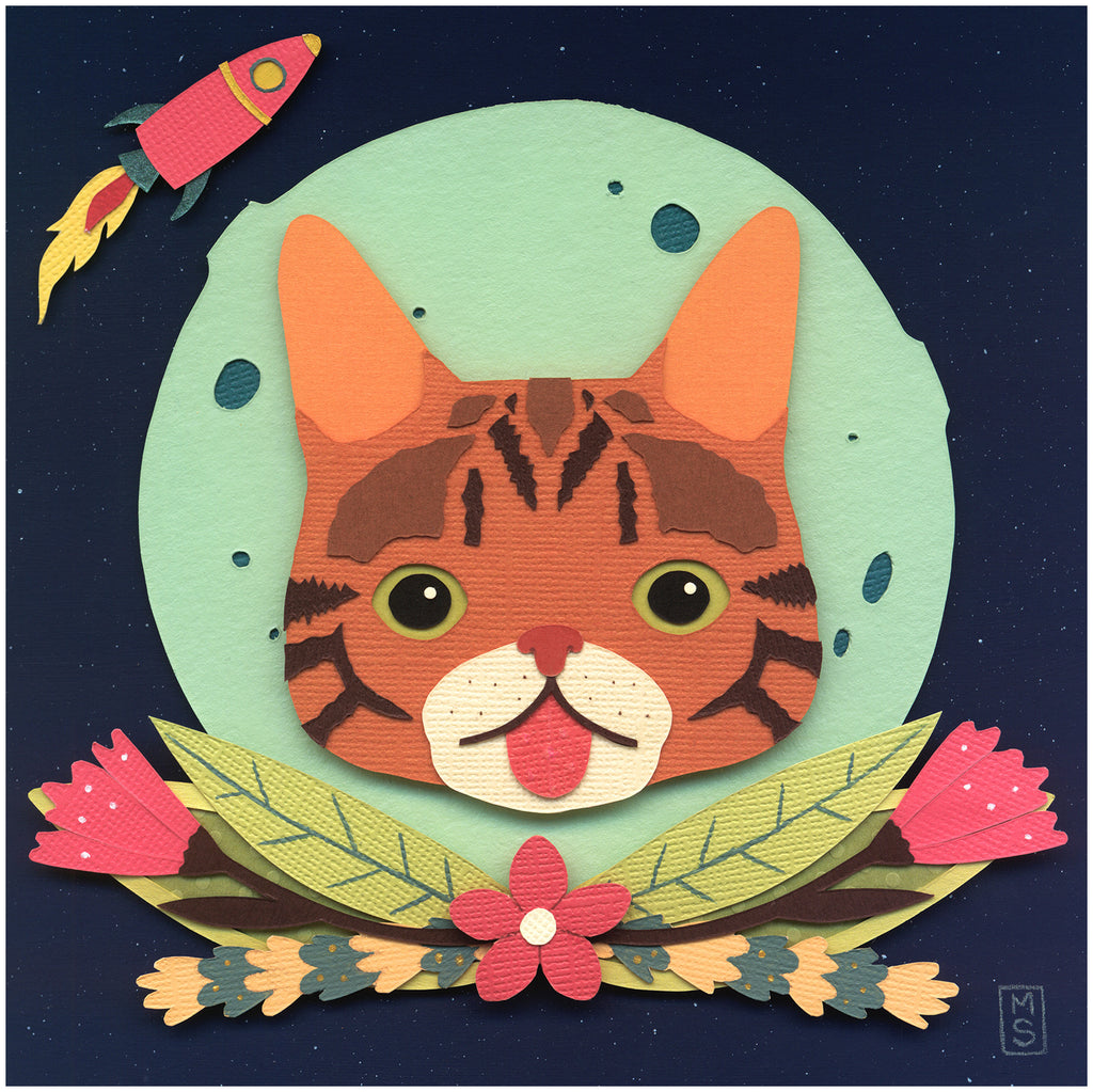 Meghan Stratman - "The Cat From Outer Space" - Spoke Art