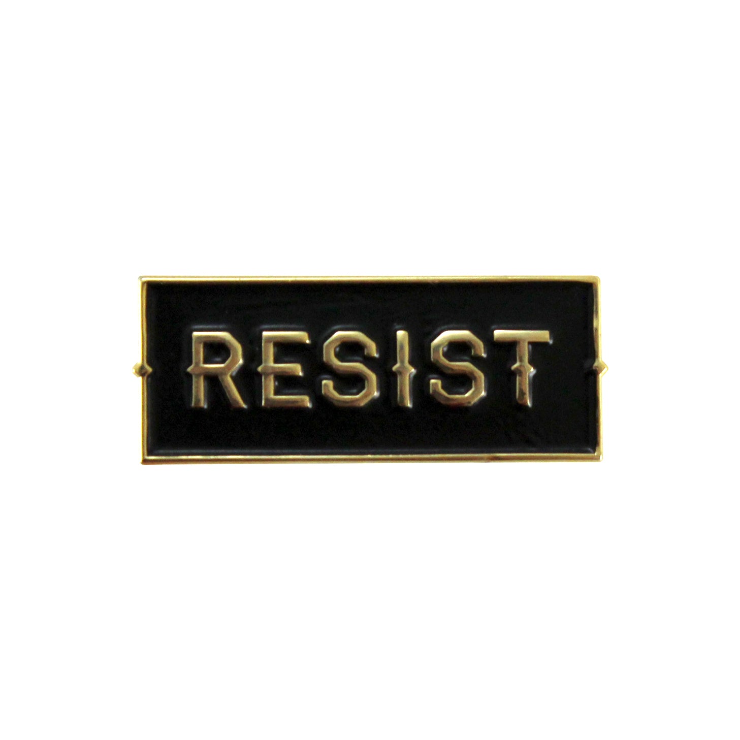 RESIST Enamel Pin - Spoke Art