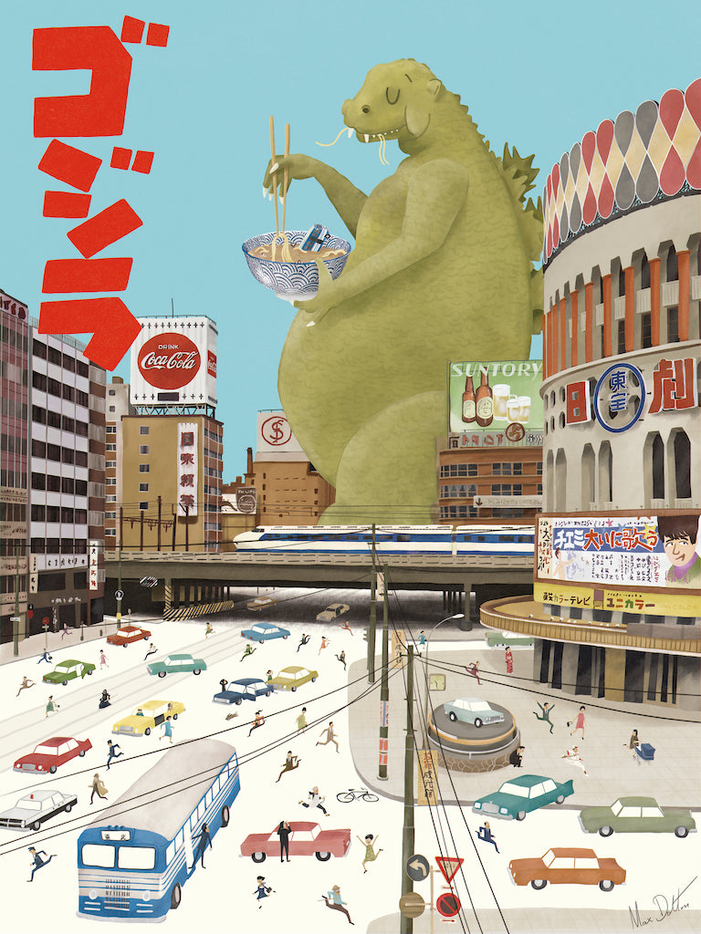 Max Dalton - "Godzilla" - Spoke Art