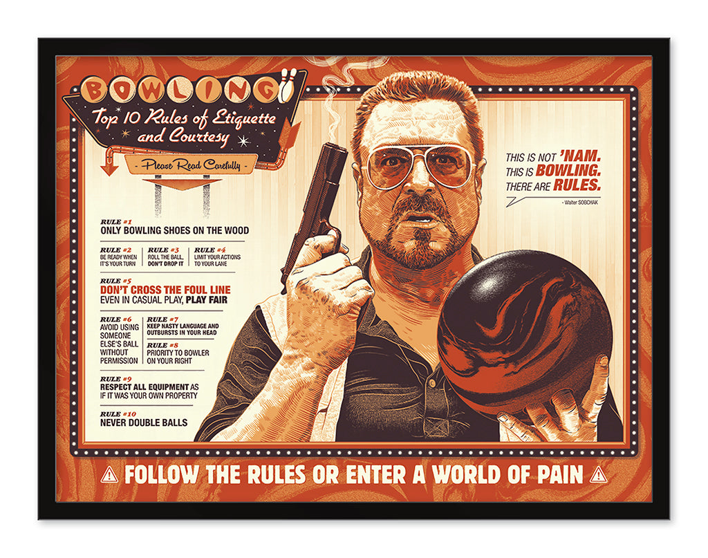 Guillaume Morellec - "The Big Lebowski: Bowling Rules" - Spoke Art