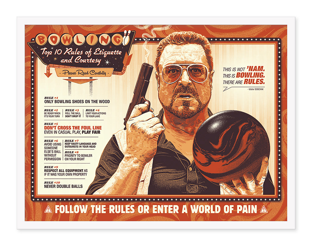 Guillaume Morellec - "The Big Lebowski: Bowling Rules" - Spoke Art