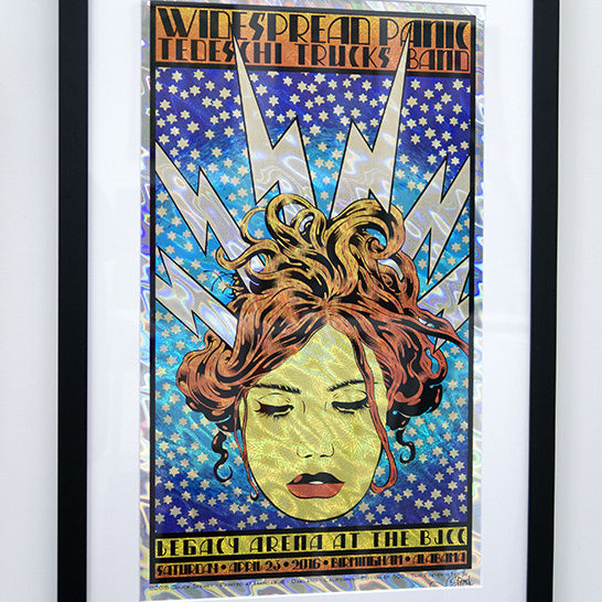 Chuck Sperry - "Widespread Panic, Electra" (lava foil edition) - Spoke Art