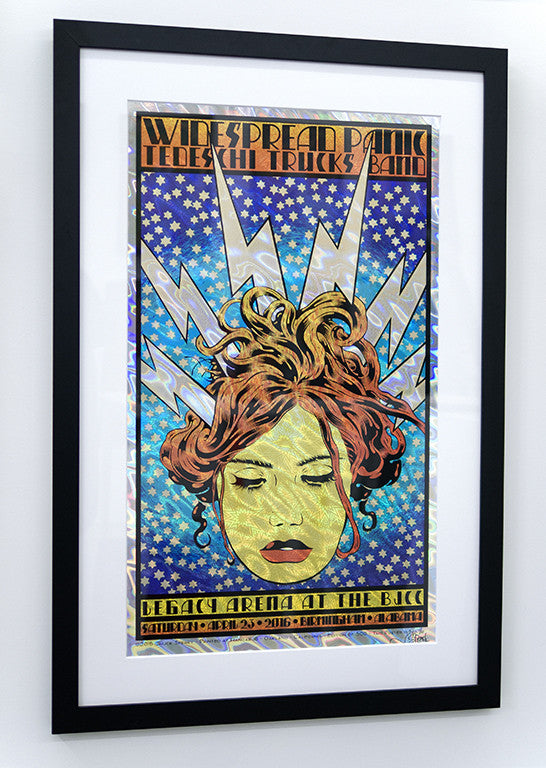 Chuck Sperry - "Widespread Panic, Electra" (lava foil edition) - Spoke Art