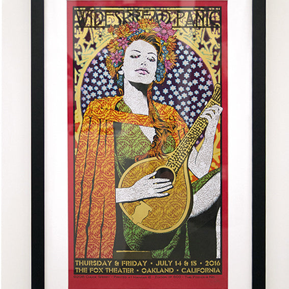 Chuck Sperry - "Widespread Panic, Oakland 2016" (red edition) - Spoke Art
