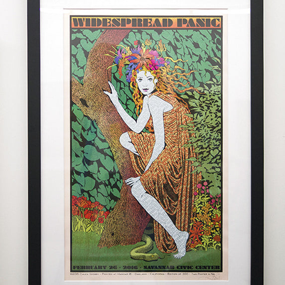 Chuck Sperry - "Widespread Panic, Savannah" (rose shimmer edition) - Spoke Art