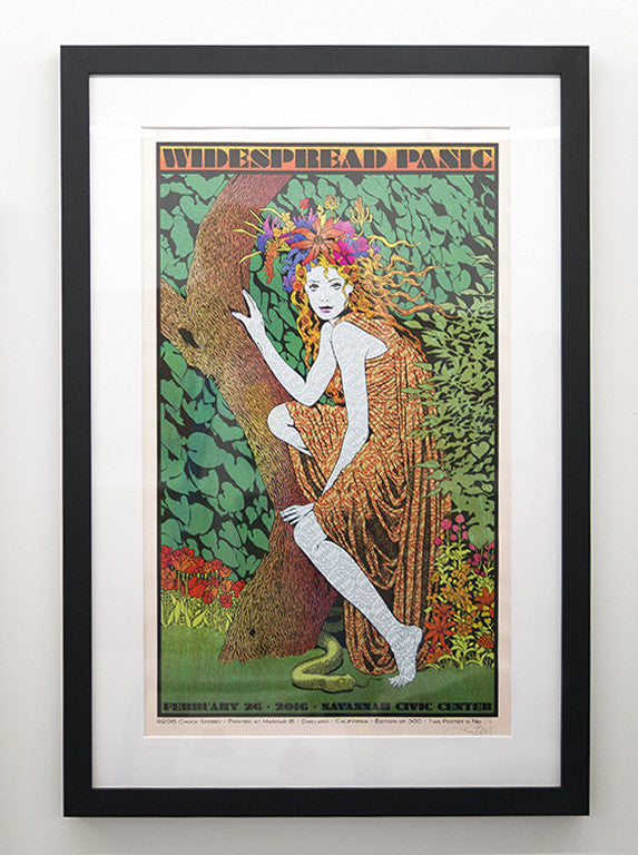 Chuck Sperry - "Widespread Panic, Savannah" (rose shimmer edition) - Spoke Art