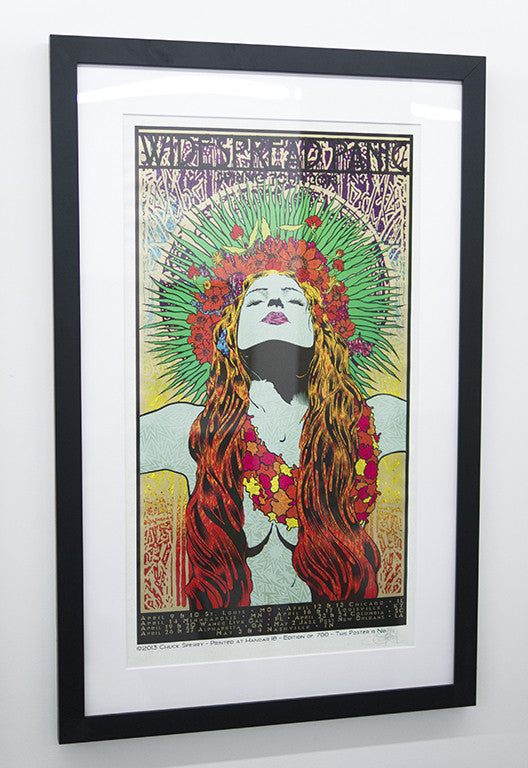 Chuck Sperry - "Widespread Panic, Spring Tour 2013" (green speckled egg edition) - Spoke Art