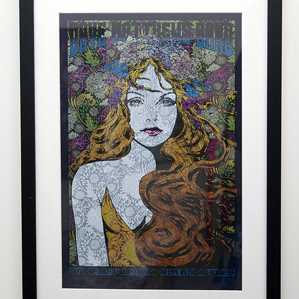 Chuck Sperry - "Dave Matthews Band, Virginia Beach" (blue linen edition) - Spoke Art