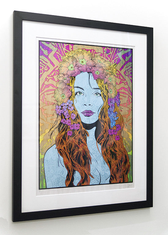 Chuck Sperry - "Maia" (wave foil edition) - Spoke Art