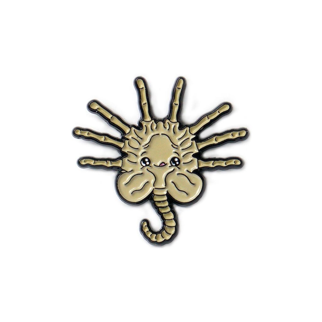 Face Hugger Enamel Pin - Spoke Art