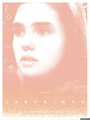 A captivating poster for Labyrinth by Sam Smith, featuring a soft-focus image of a womans face against a warm, pinkish background. The bold Labyrinth text incorporates a subtle maze design and an enchanting glow-in-the-dark layer, evoking the films magic at its Castro Theatre screening.