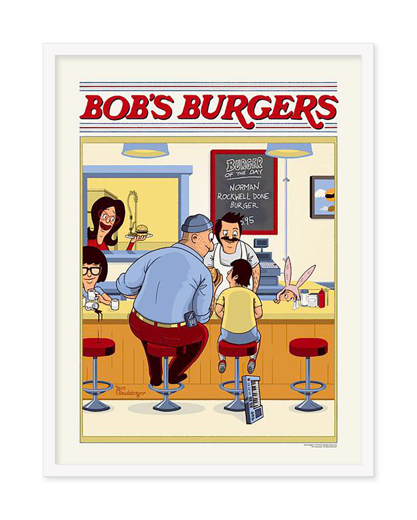 Ian Glaubinger - "Norman Rockwell Done Burger" - Spoke Art