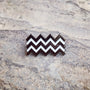 Twin Peaks Zig Zag Enamel Pin - Spoke Art
