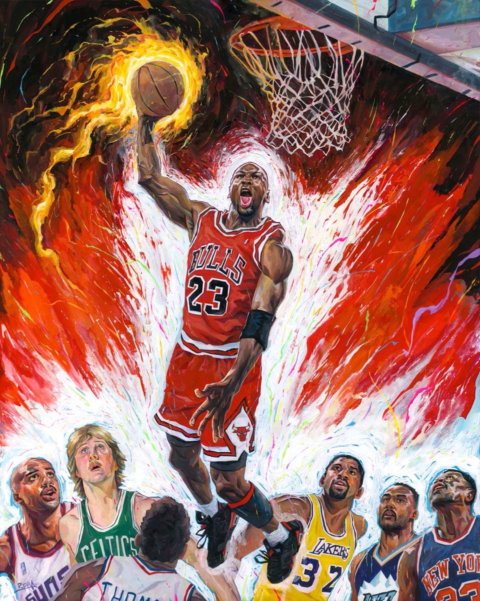 Rich Pellegrino - "Jordan Takes Flight" - Spoke Art
