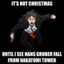 Hans Gruber Enamel Pin - Spoke Art