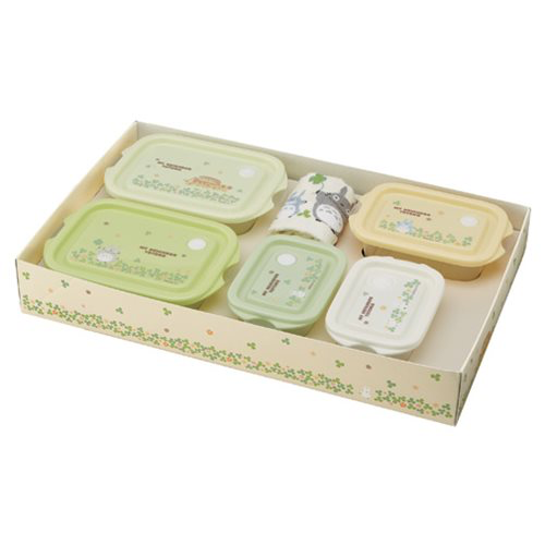 "My Neighbor Totoro" Totoro Clovers 6-Piece Lunch Gift Set - Spoke Art