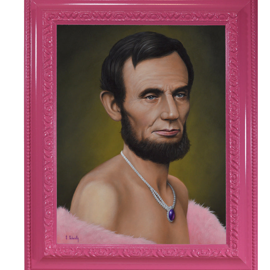 Scott Scheidly - "Abe Lincoln" - Spoke Art