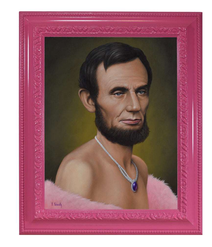 Scott Scheidly - "Abe Lincoln" - Spoke Art