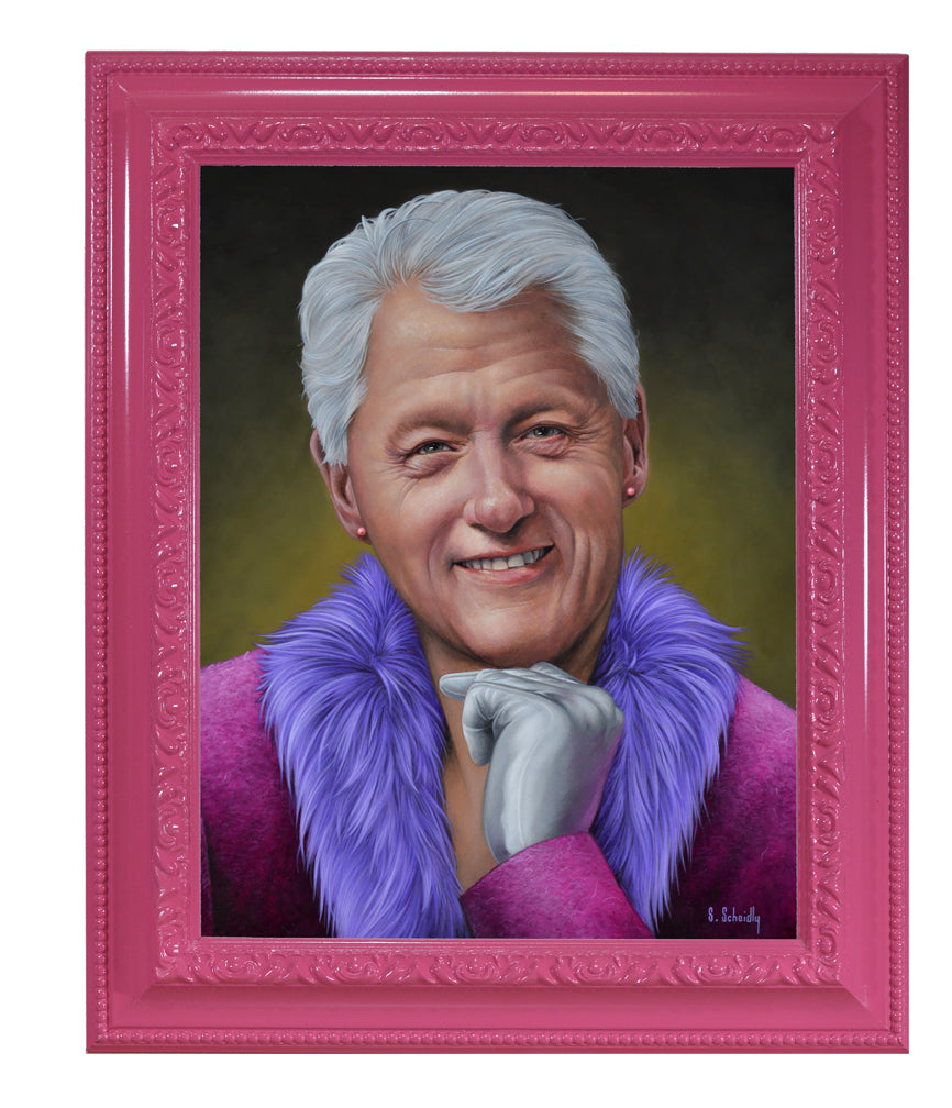 Scott Scheidly - "Bill Clinton" - Spoke Art