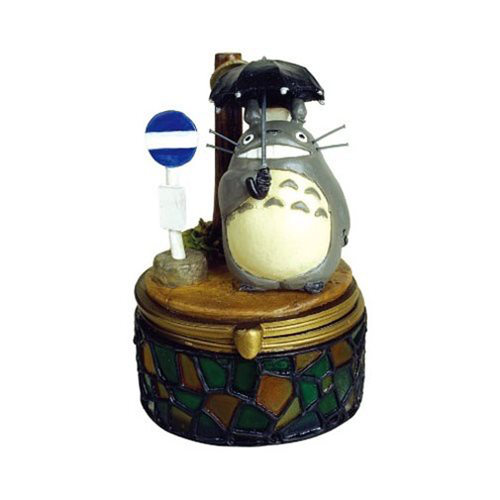 "My Neighbor Totoro" Totoro at Bus Stop Jewelry Box - Spoke Art