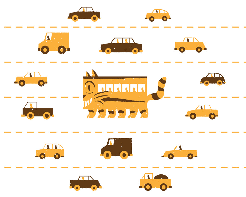 James Olstein - "Catbus in Traffic" - Spoke Art