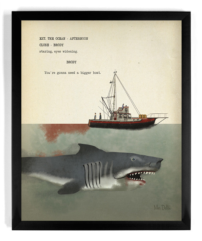 Max Dalton - "You're Gonna Need a Bigger Boat" - Spoke Art