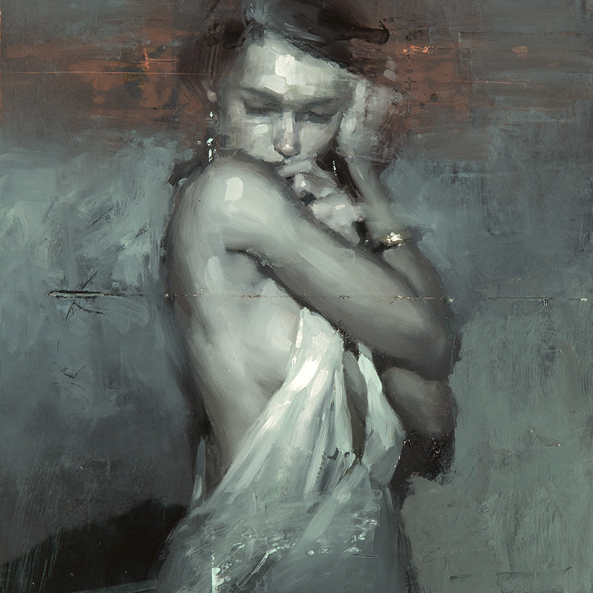 Jeremy Mann - "Note in Blue no. 7" - Spoke Art