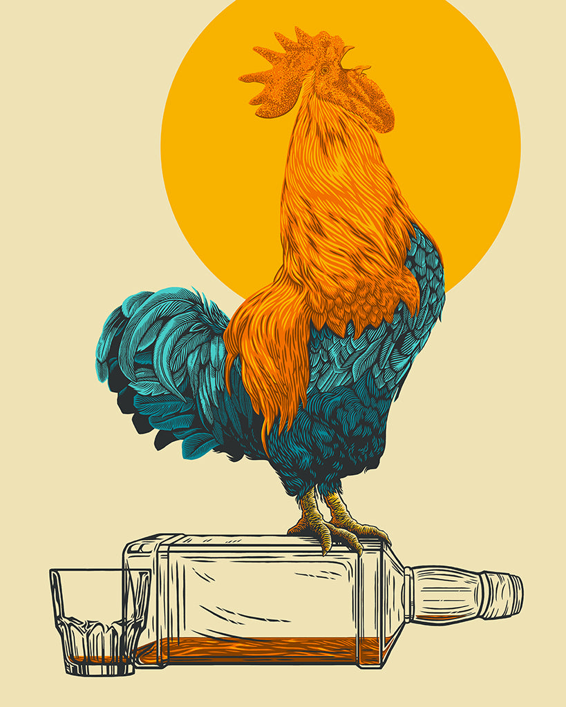 John Vogl- "Whiskey Cock" - Spoke Art