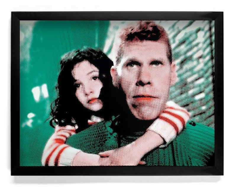 A stylized Tim Jordan image shows a person with curly dark hair and striped sleeves lying on the back of another with short hair, resembling a French’s Whitewash cover. The blurred green and white background provides vibrant, colorful depth akin to a screenprint.
